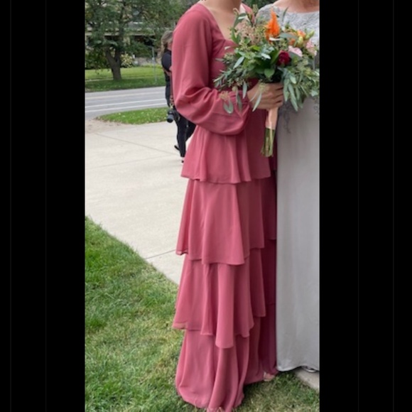 Dusty Rose Bridesmaid/Formal Dress - Picture 1 of 3